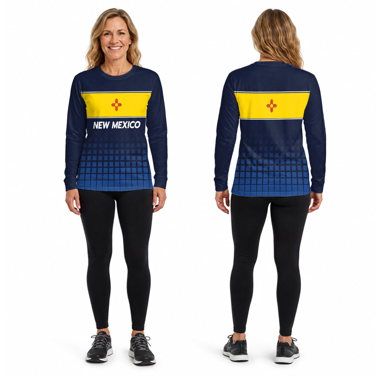 New Mexico State Pride Long Sleeve Running T-Shirt