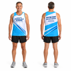 Custom Name Miles Honolulu Coastal Sprint Running Tank Top