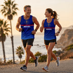 Patriotic Tech Running Tank Top - Indiana State Pride Running Singlet