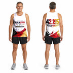 Geometrisches Polygon Berlin Wettkampftag Lauf-Tanktop