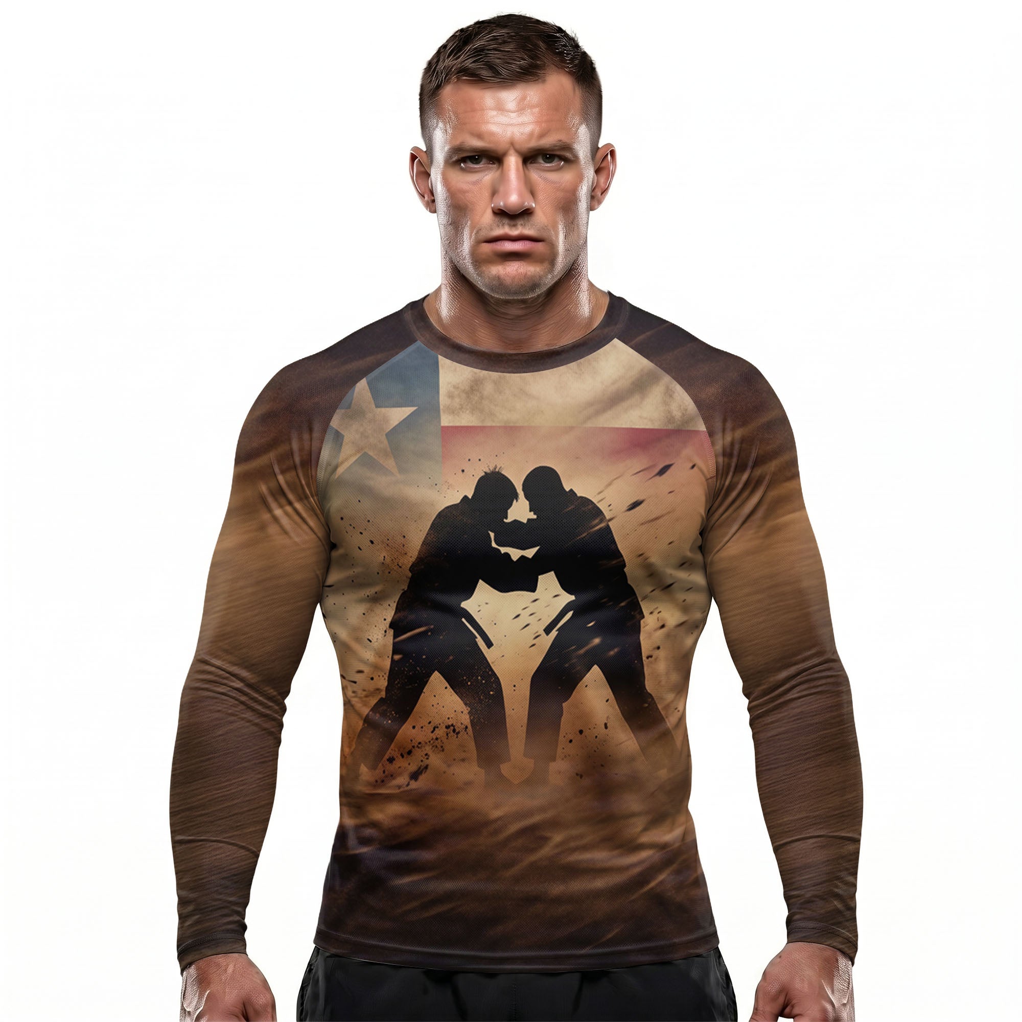 Desert Submission BJJ Rash Guard