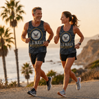 Veteran Running Tank Top - US Navy Veteran V2 Tech Singlet