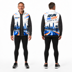 Custom Name Pulse To The City Sleeveless Running Puffer Jacket