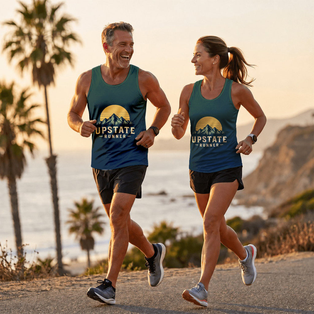 Upstate Mountain Gradient New York Running Tank Top