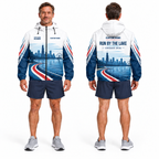 Custom Name Lakefront Runner Running Windbreaker Jacket