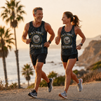 Veteran Running Tank Top - US Navy Veteran V10 Tech Singlet