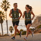 Veteran Running Tank Top - US Army Veteran V6 Tech Singlet
