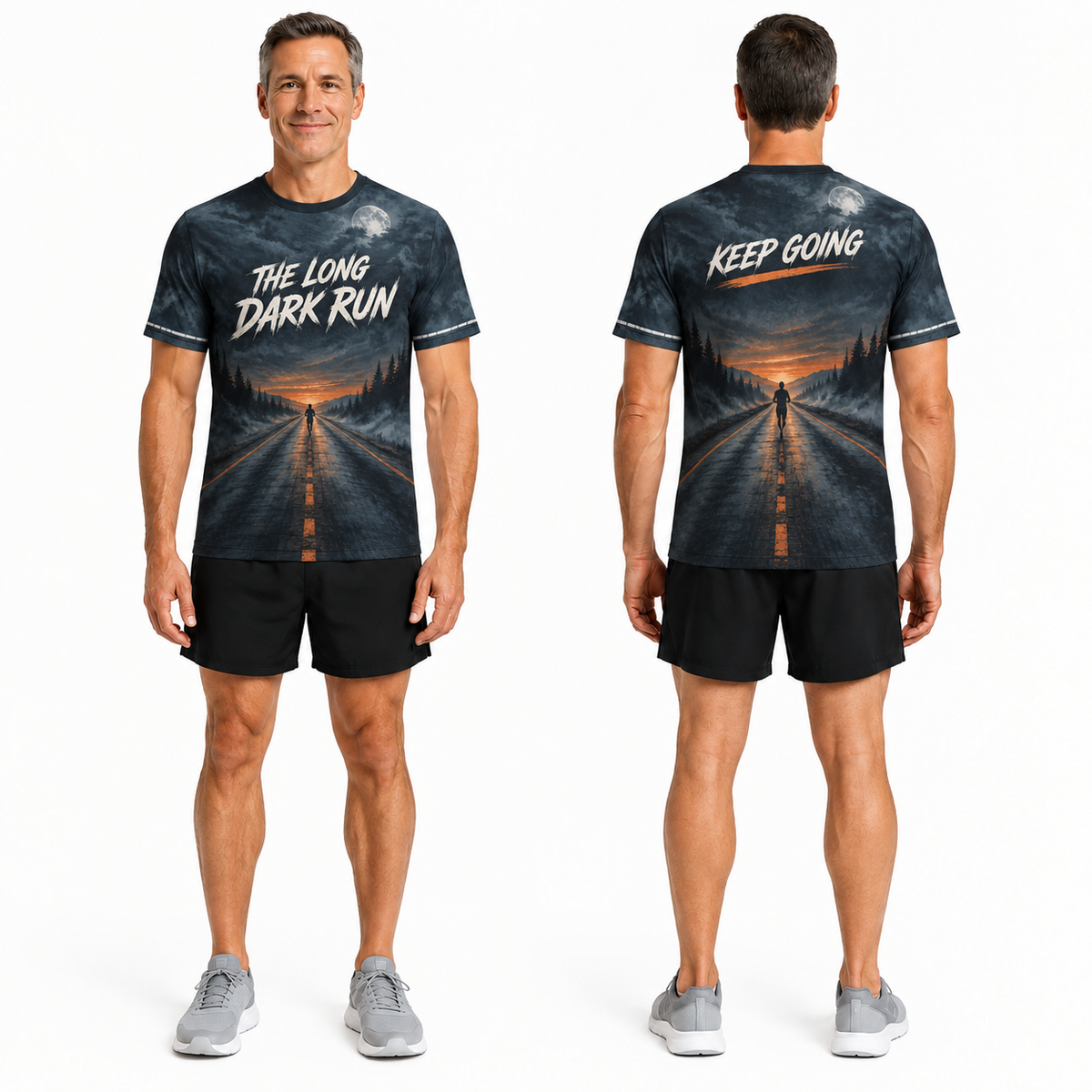 The Long Dark Run Halloween Tech Running T-Shirt