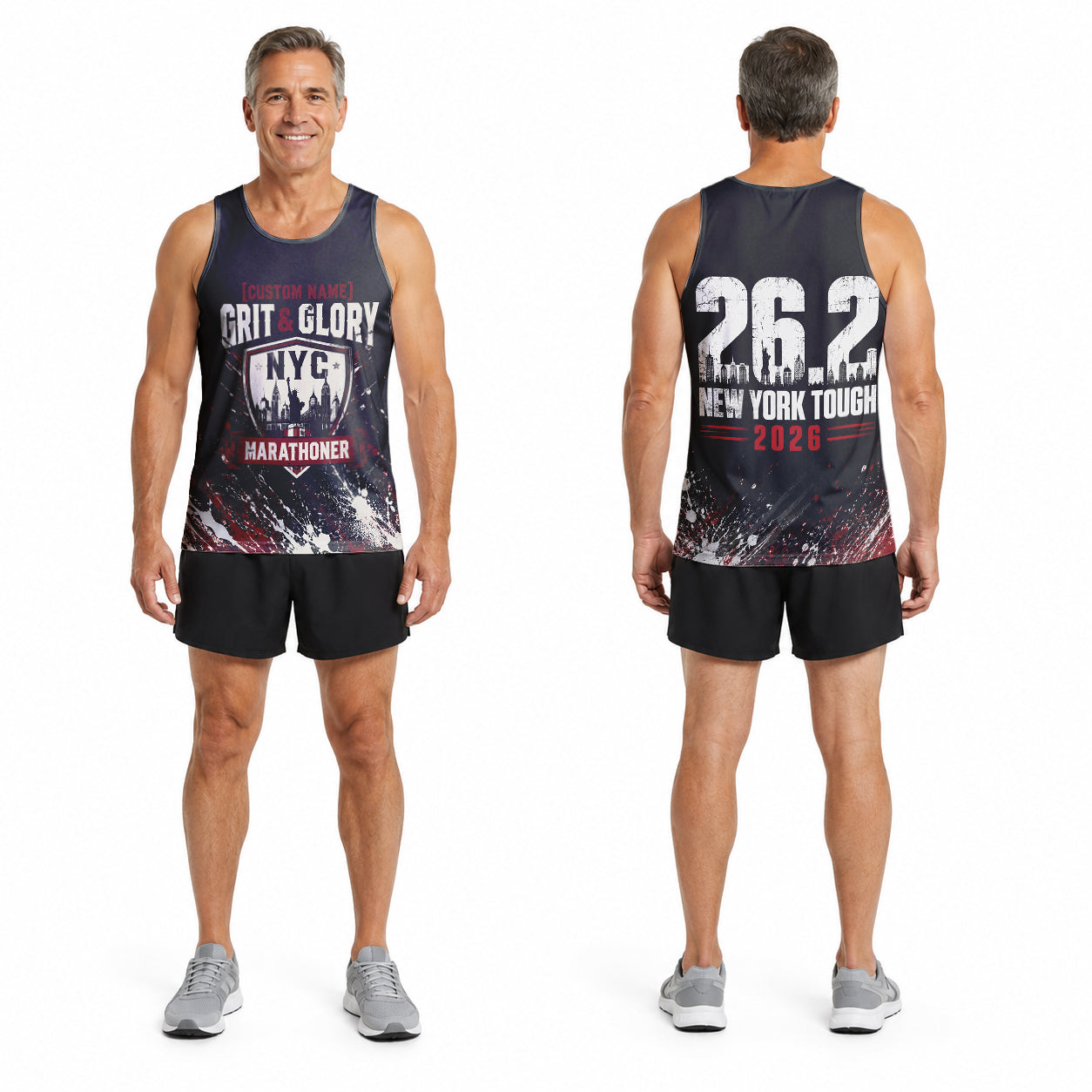 New York Grit & Glory The NYC Race Day Running Tank Top