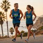 Funny Running Tank Top _ Pause My Garmin Tech Running Singlet