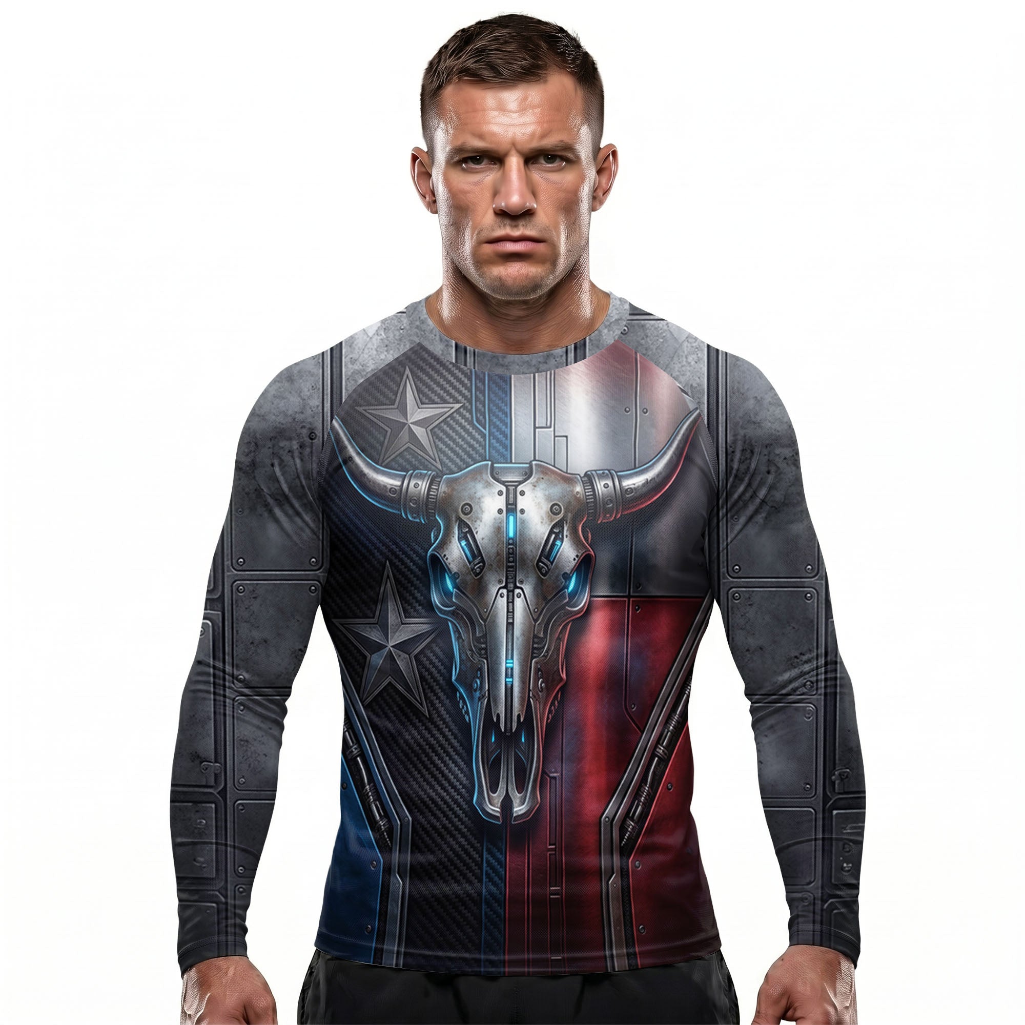 Texas Iron Grappler BJJ Rash Guard