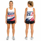 The Mission Continues The Marine Corp Race Day Running Tank Top