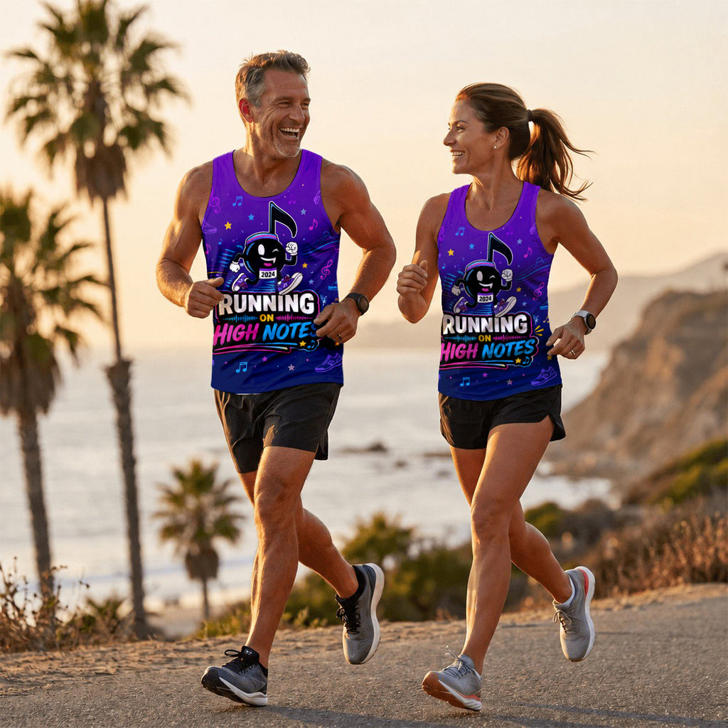Teacher Running Tank Top Music Teacher Runner Tech Running Singlet