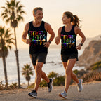 HBCU Running Tank Top Colorful HBCU Drip Running Singlet for Men and Women