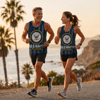 Veteran Running Tank Top - US Navy Veteran V6 Tech Singlet