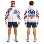 Custom Name Run California Flag Running Windbreaker Jacket