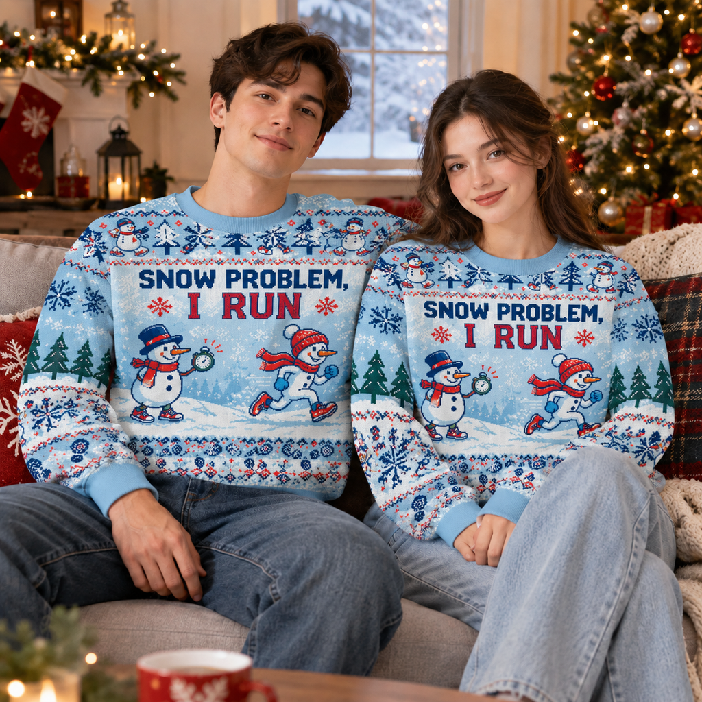 Snow Problem I Run Sweater