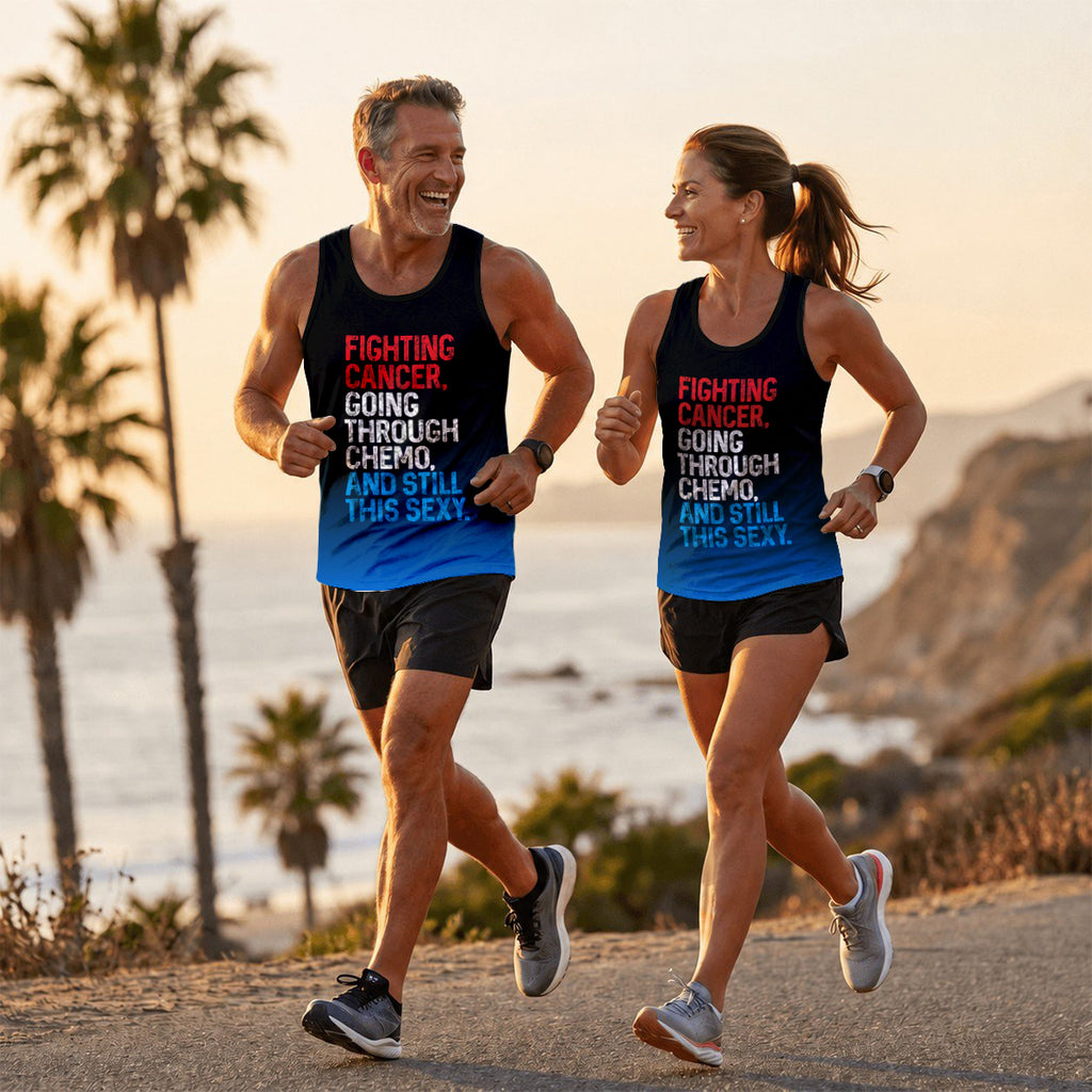 Cancer Fighter Running Tank Top Chemo Fighter Running Singlet for Men and Women