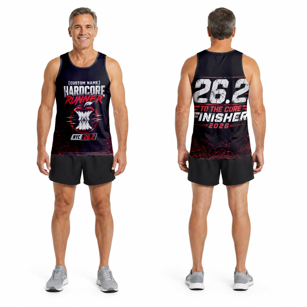 The Apple Core The NYC Race Day Running Tank Top