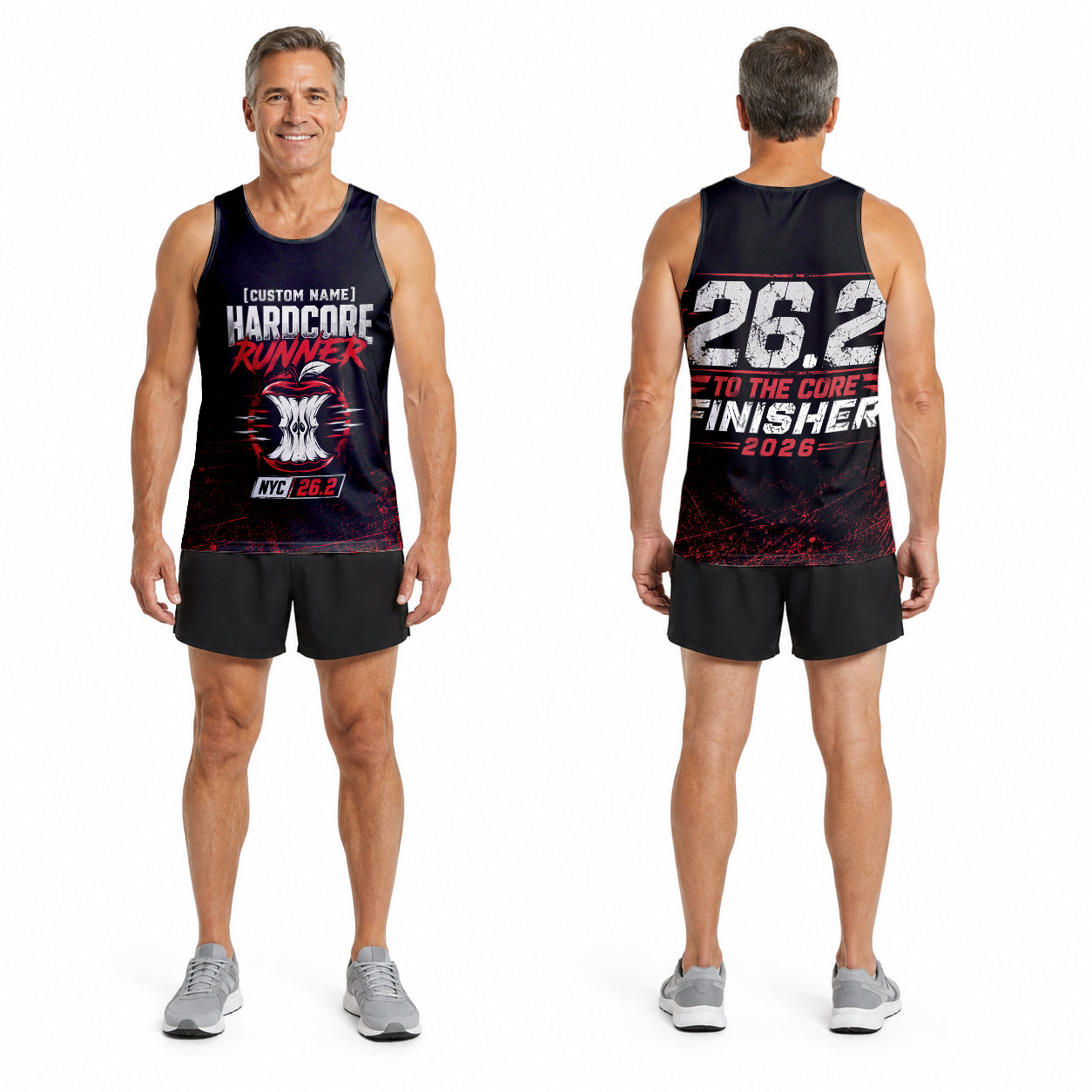 The Apple Core The NYC Race Day Running Tank Top
