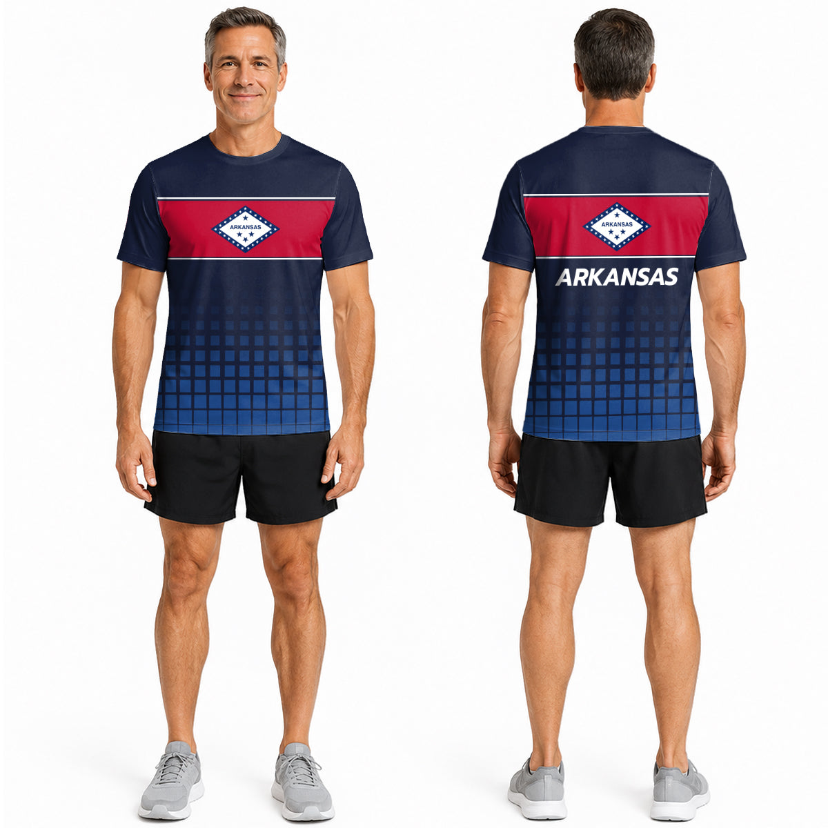 Arkansas State Pride Tech Running T-Shirt