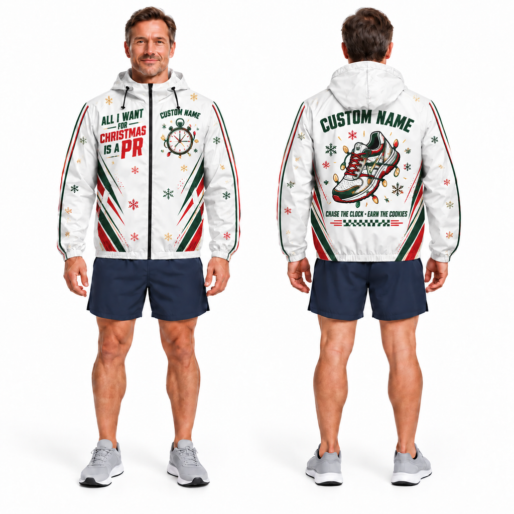 Custom Name All I Want Is a PR Running Windbreaker Jacket