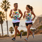 Teacher Running Tank Top Kindergarten Chaos Runner Tech Running Singlet