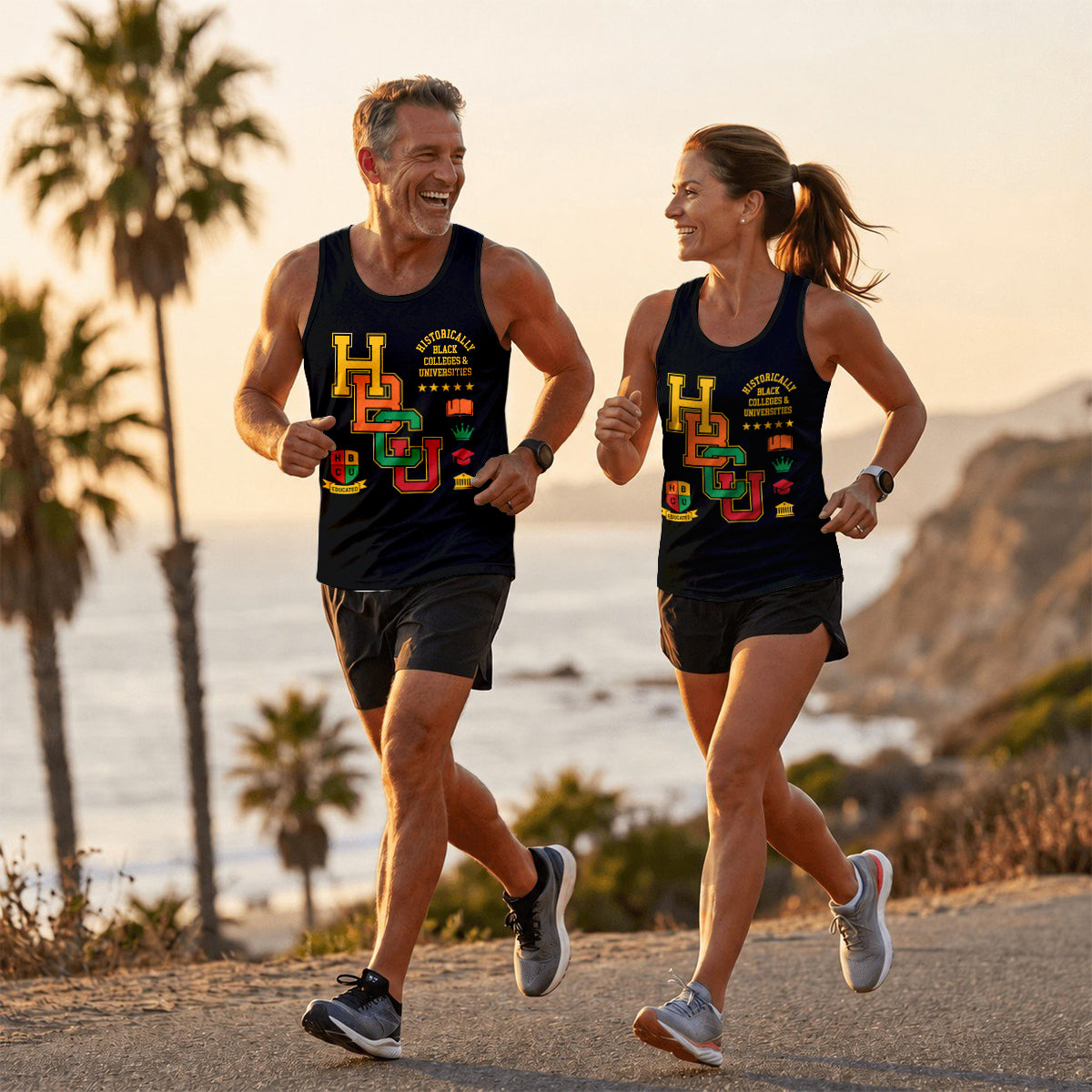 HBCU Running Tank Top Historically Black Colleges and Universities Running Singlet for Men and Women