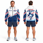 Custom Name Run the Lone Star State Running Windbreaker Jacket