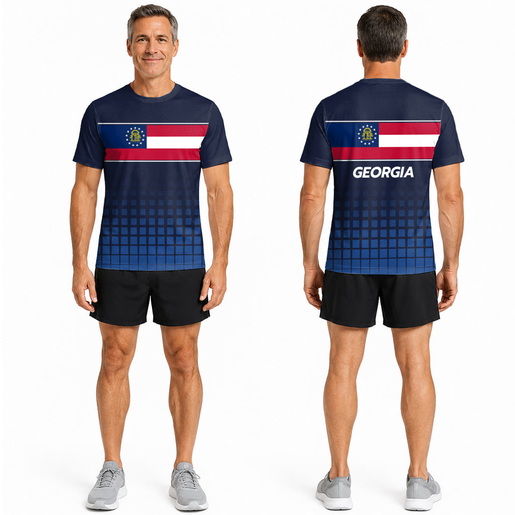 Georgia State Pride Tech Running T-Shirt