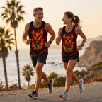 Men's Running Tank Top Firefighter Rise Through The Fire Running Singlet