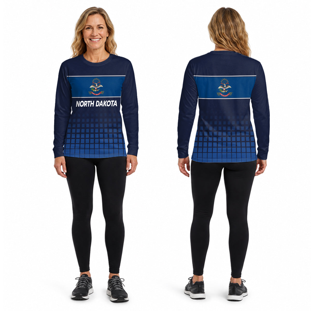 North Dakota State Pride Long Sleeve Running T-Shirt