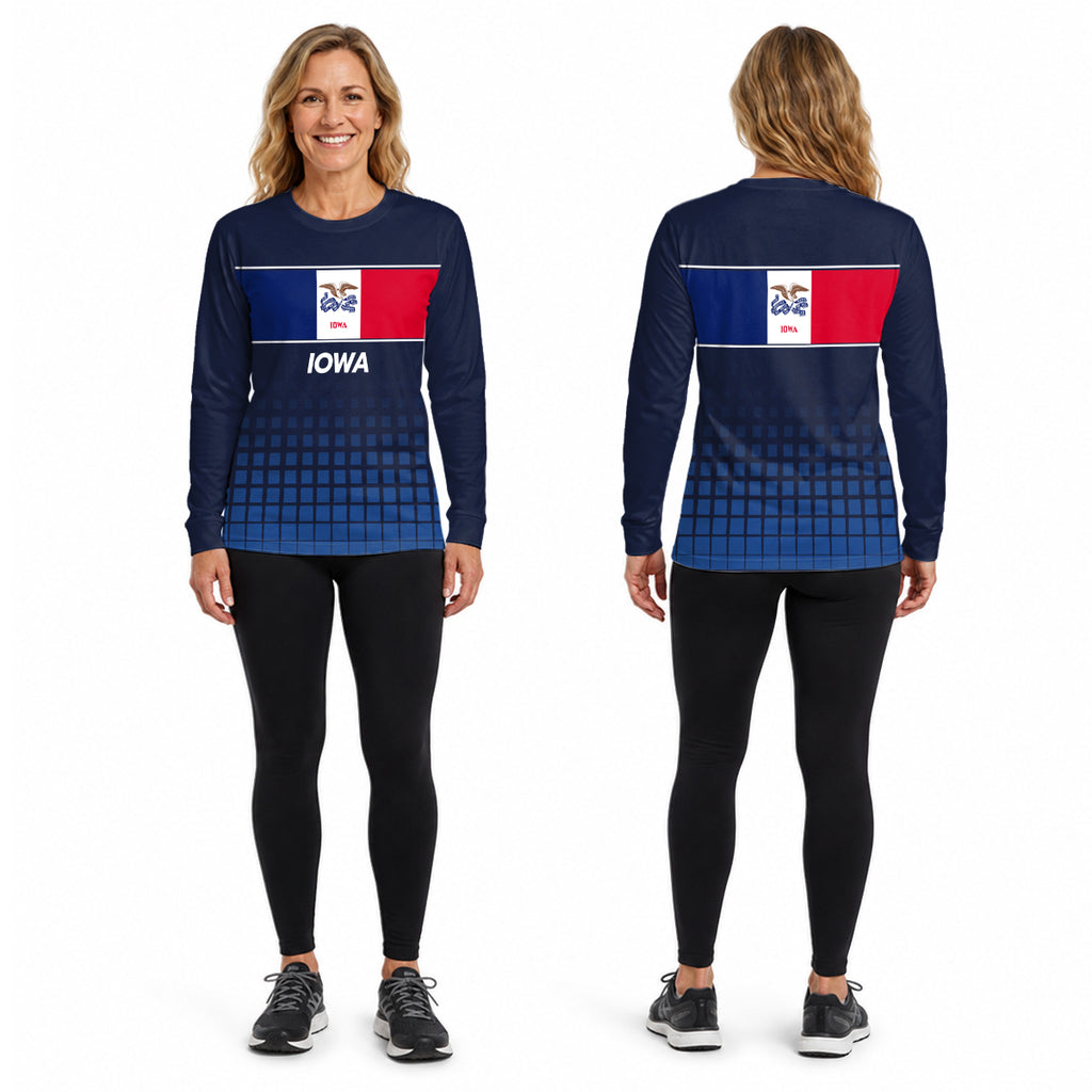 Iowa State Pride Long Sleeve Running T-Shirt