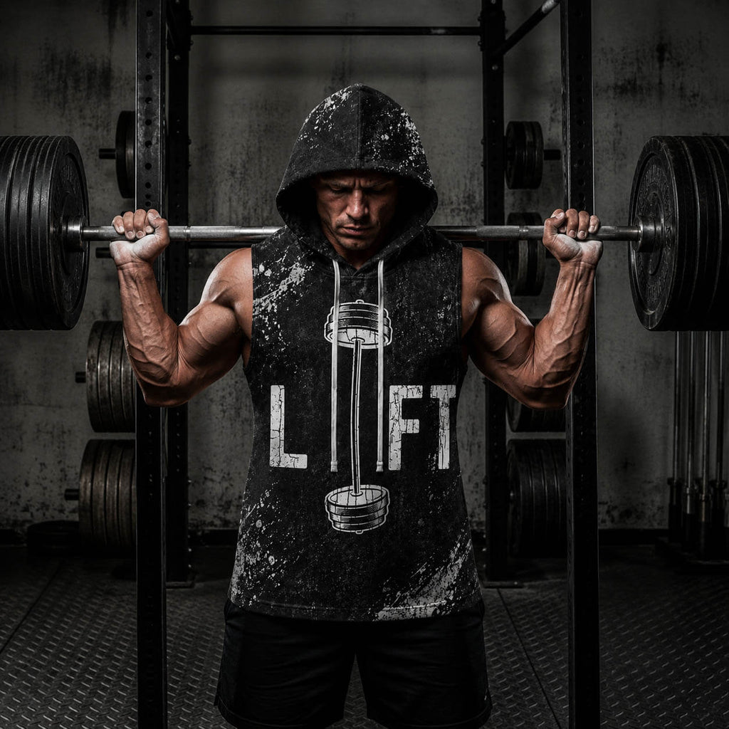 LIFT Men's Workout Hooded Tank Top