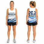 Proud Veteran Proud Runner The Marine Corp Race Day Running Tank Top