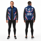 Freedom Eagle Shield Sleeveless Running Puffer Jacket