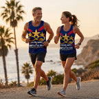 United We Run The Marine Corp Race Day Running Tank Top