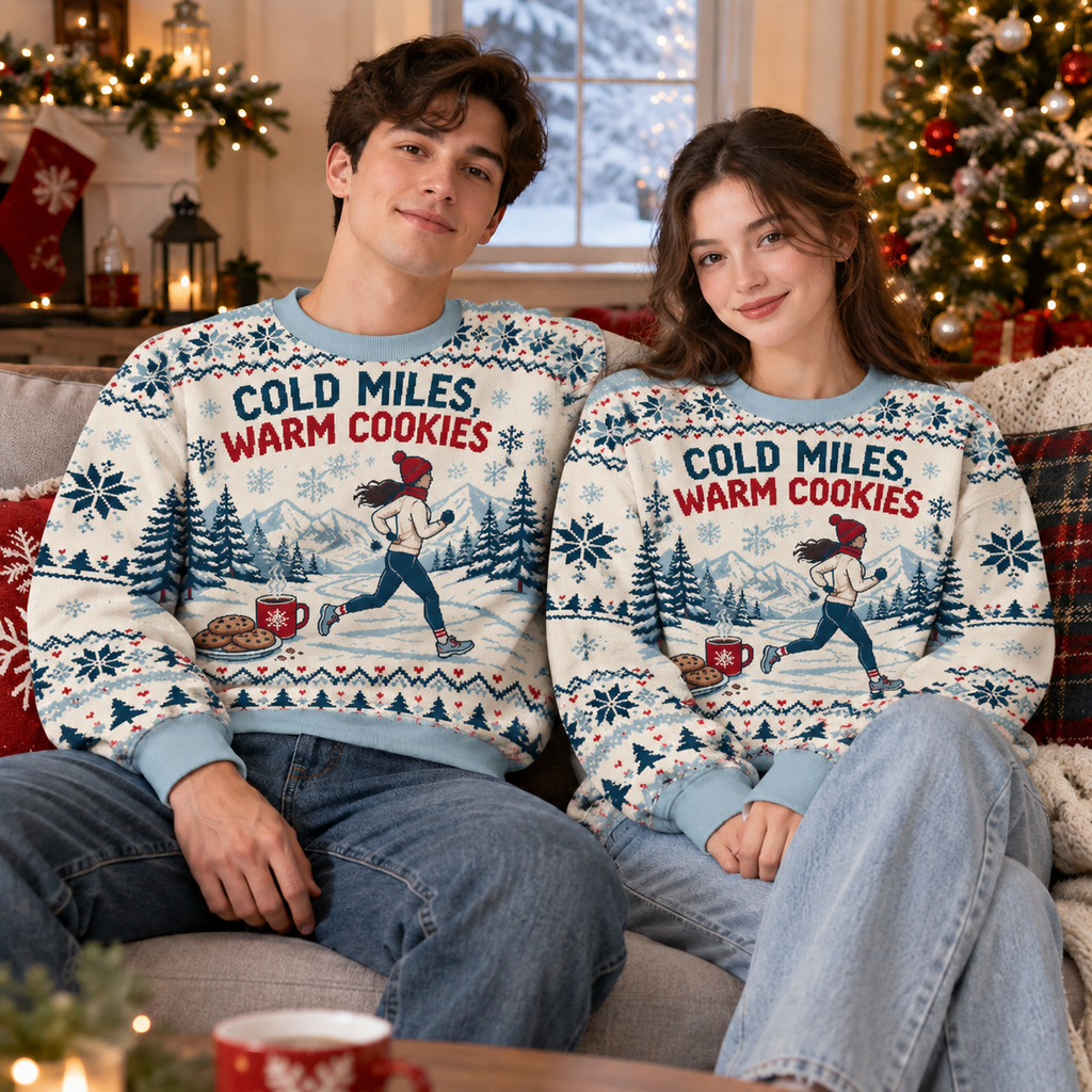 Cold Miles Warm Cookies Sweater