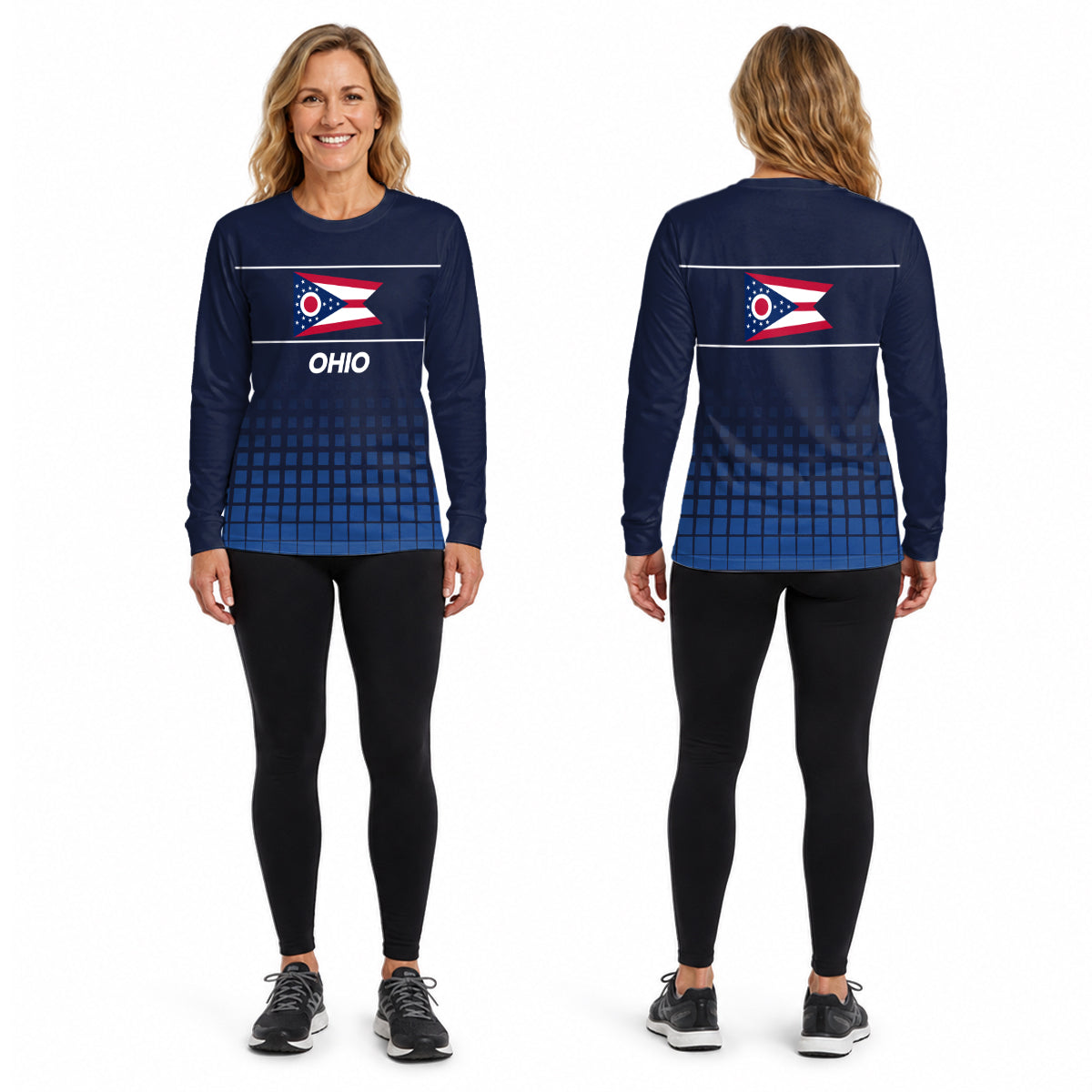 Ohio State Pride Long Sleeve Running T-Shirt