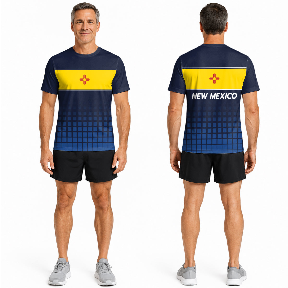 New Mexico State Pride Tech Running T-Shirt