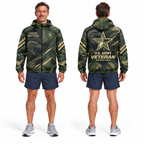 Custom Name Army Star Tactical Runner Running Windbreaker Jacket