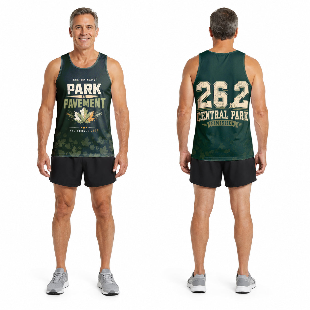 Central Park Greenery The NYC Race Day Running Tank Top