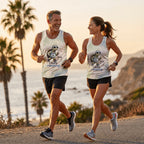 Funny Running Tank Top I Hate Running Turtle Tech Singlet V3