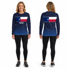 Texas State Pride Long Sleeve Running T-Shirt