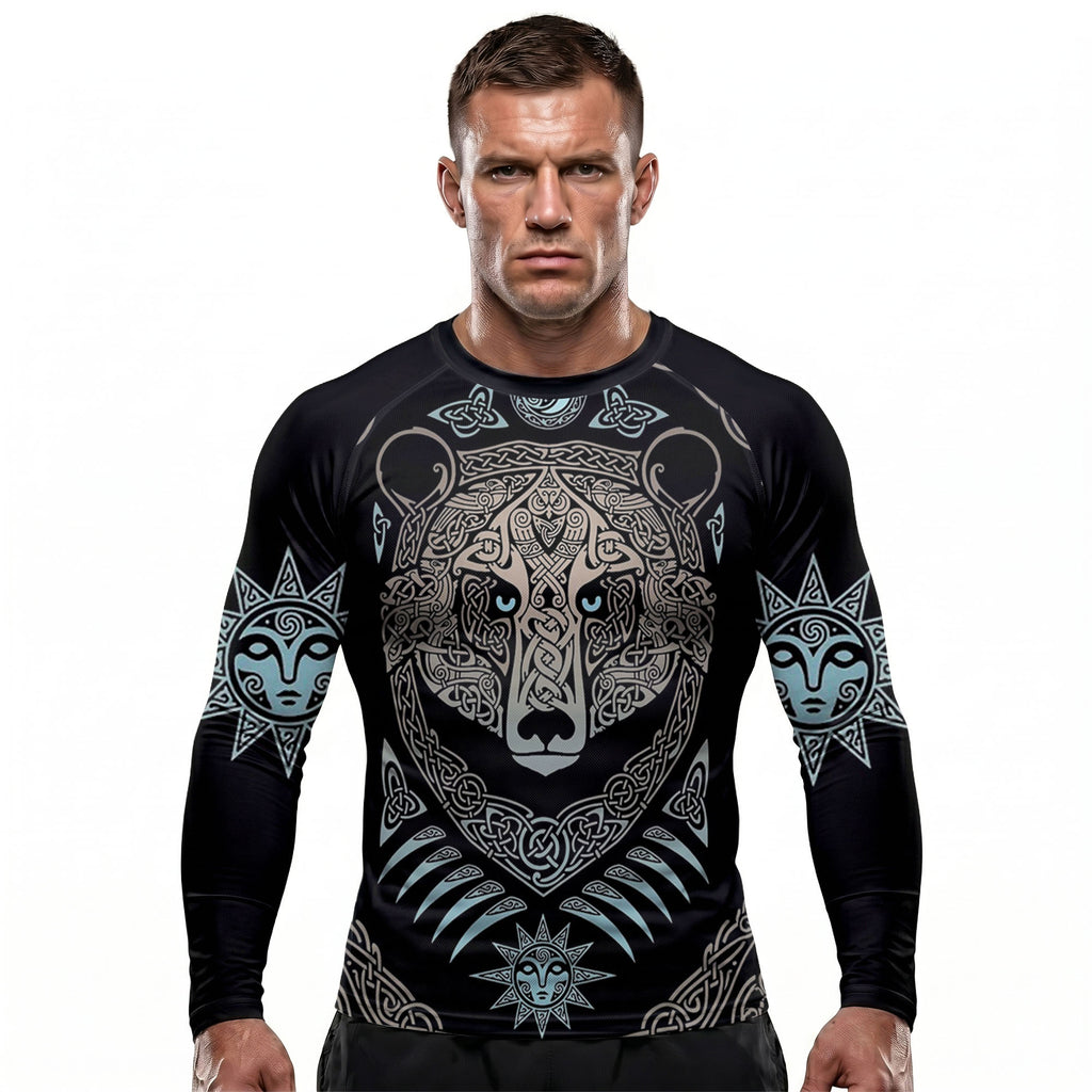 Viking Wolf BJJ Rash Guard
