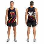 Diagonaler Blitz Berlin Wettkampftag Lauf-Tanktop