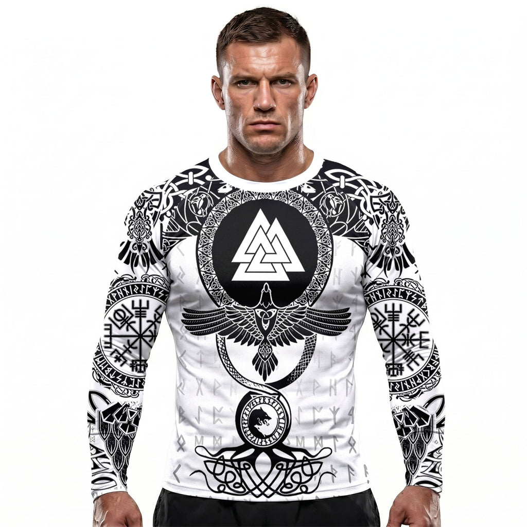 Viking Crow BJJ Rash Guard