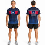 Wyoming State Pride Tech Running T-Shirt