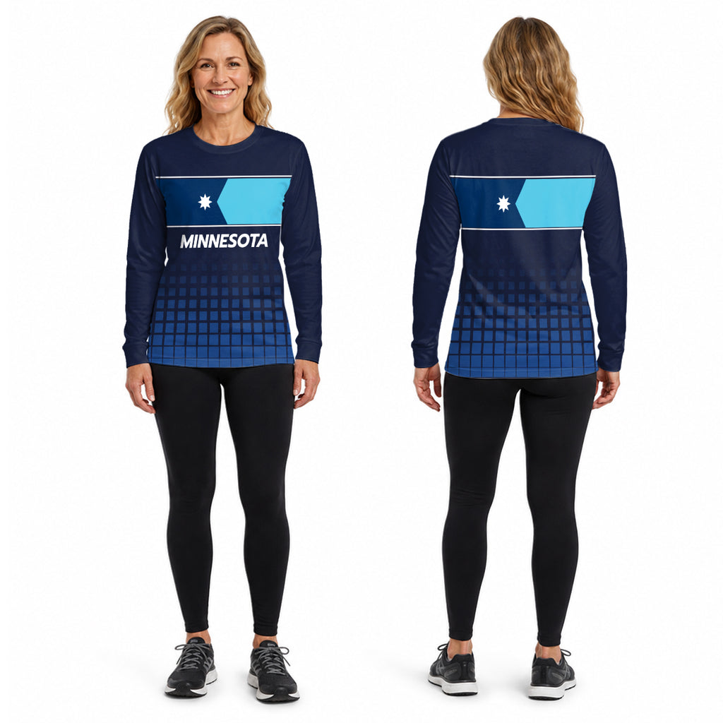 Minnesota State Pride Long Sleeve Running T-Shirt