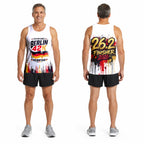 Urbaner Farbtropfen Berlin Wettkampftag Lauf-Tanktop